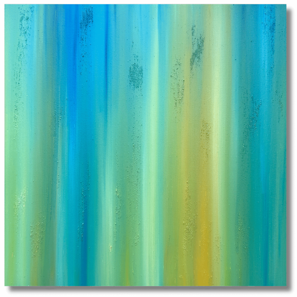 Aspen Wind artwork by Jill Lena Ford from the Nature Frequencies collection, inspired by the sound of trembling aspen leaves in the mountain breeze.