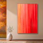 Autumn Leaves artwork by Jill Lena Ford displayed in an interior space – Nature Frequencies Collection