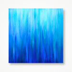 Deep Ocean – original Nature Frequencies artwork by Jill Lena Ford created with sand and eco-oil paints