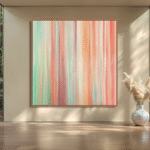 Redwood Forest artwork by Jill Lena Ford displayed in an interior space – Nature Frequencies Collection