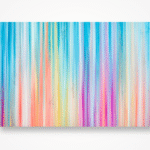 Spring Rain – original Nature Frequencies artwork by Jill Lena Ford created with forest soil, sand, and eco-oil paints