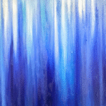 Thunderstorm – original Nature Frequencies artwork by Jill Lena Ford created with sand, soil, stones, and eco-oil paints