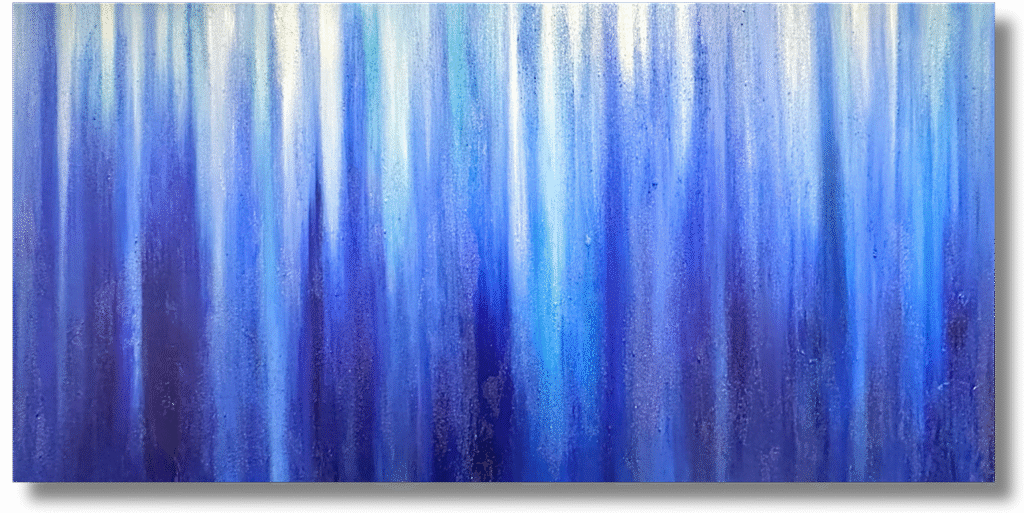 Thunderstorm artwork by Jill Lena Ford from the Nature Frequencies collection, inspired by the power and illumination of a storm.