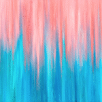 Coral Reef – original Nature Frequencies artwork by Jill Lena Ford created with sand and eco-oil paints