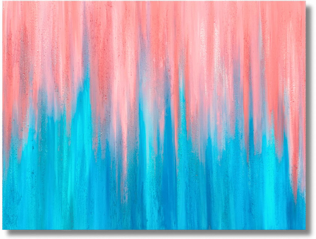 Coral Reef artwork by Jill Lena Ford from the Nature Frequencies collection, inspired by the vibrant song of life beneath the waves.