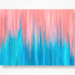 Coral Reef – original Nature Frequencies artwork by Jill Lena Ford created with sand and eco-oil paints