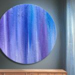 Earth Song artwork by Jill Lena Ford displayed in an interior space – Nature Frequencies Collection