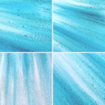 Texture details of Gentle Waves painting by Jill Lena Ford – sand and pigments in ocean hues from the Nature Frequencies series
