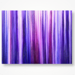 Meteor Shower – original Nature Frequencies artwork by Jill Lena Ford created with meteorite dust, stones, and eco-oil paints