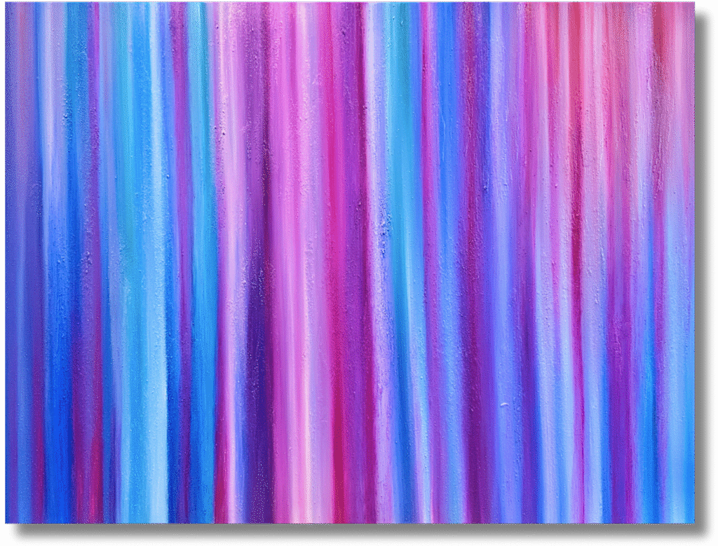 Summer Night artwork by Jill Lena Ford from the Nature Frequencies collection, inspired by the symphony of life beneath the stars.